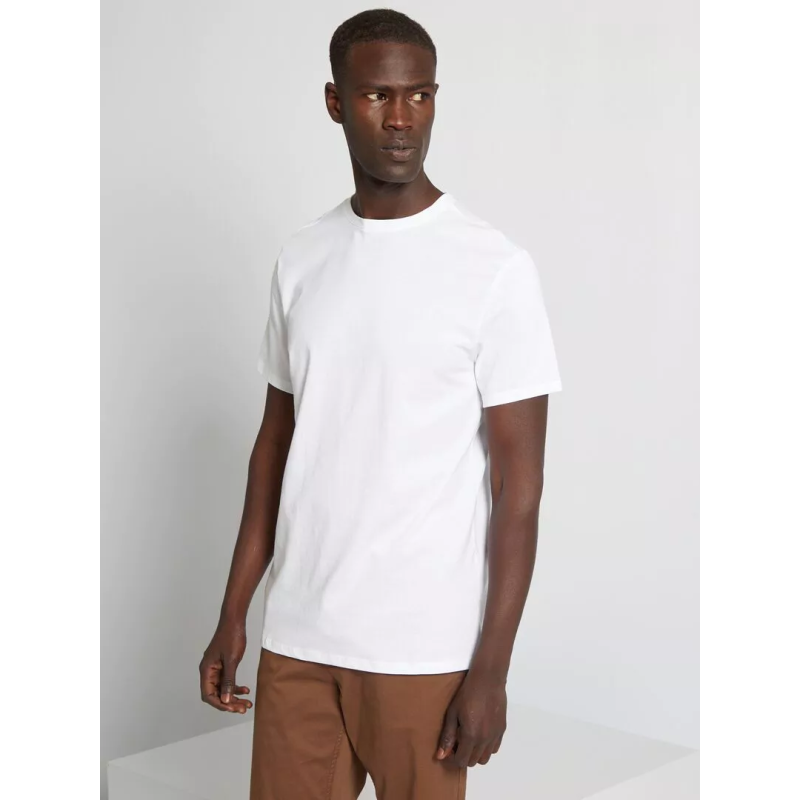 T-shirt droit en jersey uni