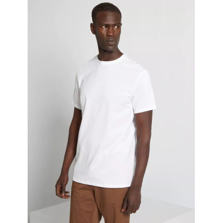 T-shirt droit en jersey uni